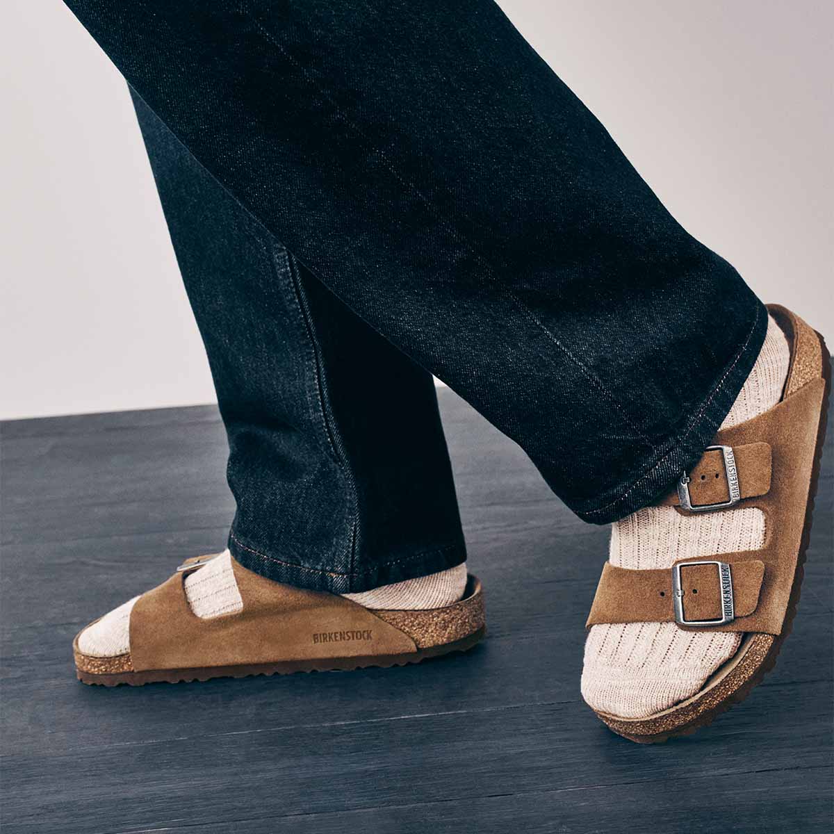 Birkenstock Arizona BS Dark Tea Tonal Unisex כפכפי בירקנשטוק אריזונה תה כהה טונאל