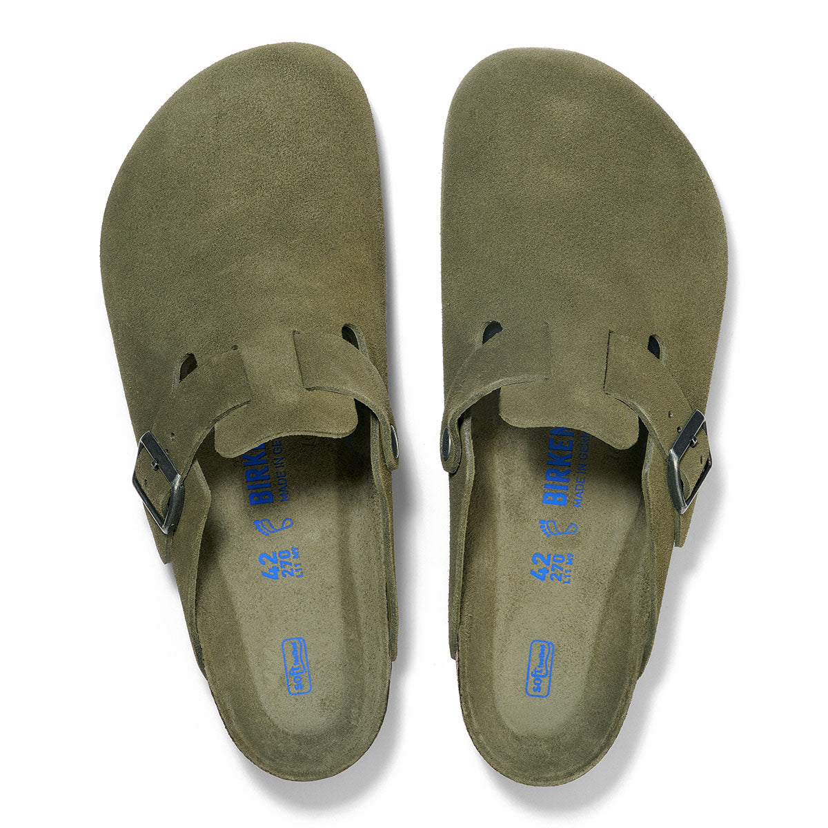 Birkenstock Boston BS Thyme Tonal Fb Unisex כפכפי בירקנשטוק בוסטון טימין