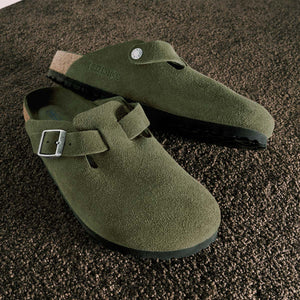 Birkenstock Boston BS Thyme Tonal Fb Unisex כפכפי בירקנשטוק בוסטון טימין