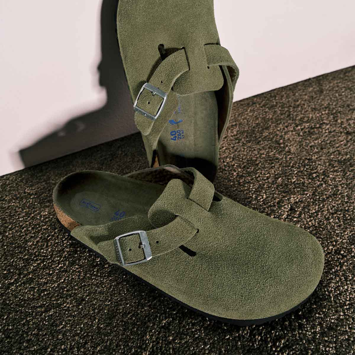 Birkenstock Boston BS Thyme Tonal Women כפכפי בירקנשטוק בוסטון טימין לנשים