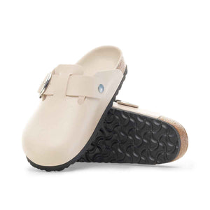 Birkenstock Boston Big Buckle Amalfi Oyster כפכפי בירקנשטוק בוסטון לנשים אויסטר