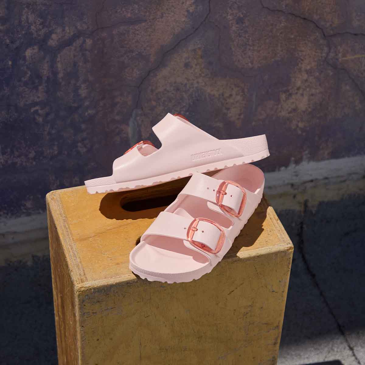 Birkenstock Arizona Big Buckle EVA Light Rose כפכפי בירקנשטוק אריזונה לנשים