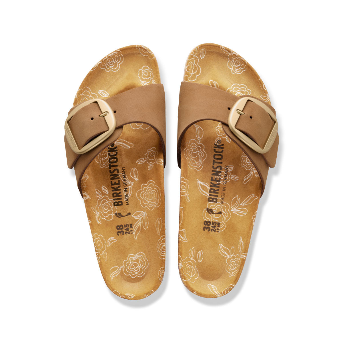 Birkenstock Madrid Big Buckle Mink כפכפי בירקנשטוק מדריד לנשים