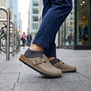 Birkenstock Boston Stone כפכפי בירקנשטוק בוסטון סטון לגברים