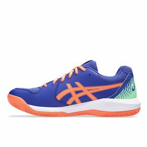 Asics Gel Dedicate 8 Padel Men Dark Cobalt Vivid Coral נעלי ג'ל דדיקייט 8 פדאל לגברים