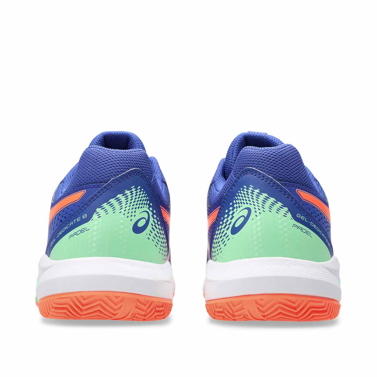 Asics Gel Dedicate 8 Padel Men Dark Cobalt Vivid Coral נעלי ג'ל דדיקייט 8 פדאל לגברים