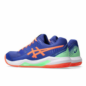 Asics Gel Dedicate 8 Padel Men Dark Cobalt Vivid Coral נעלי ג'ל דדיקייט 8 פדאל לגברים