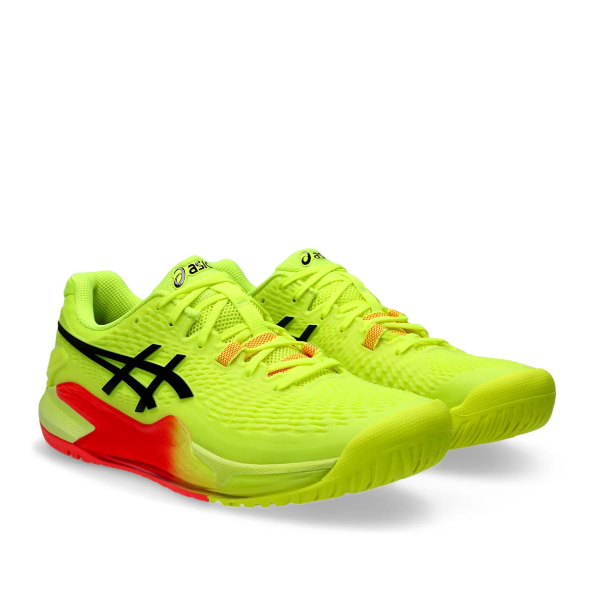 Asics Gel Resolution 9 Men Safety Yellow Black נעלי טניס ג'ל רזולושיין 9 לגברים