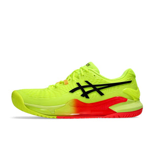 Asics Gel Resolution 9 Men Safety Yellow Black נעלי טניס ג'ל רזולושיין 9 לגברים