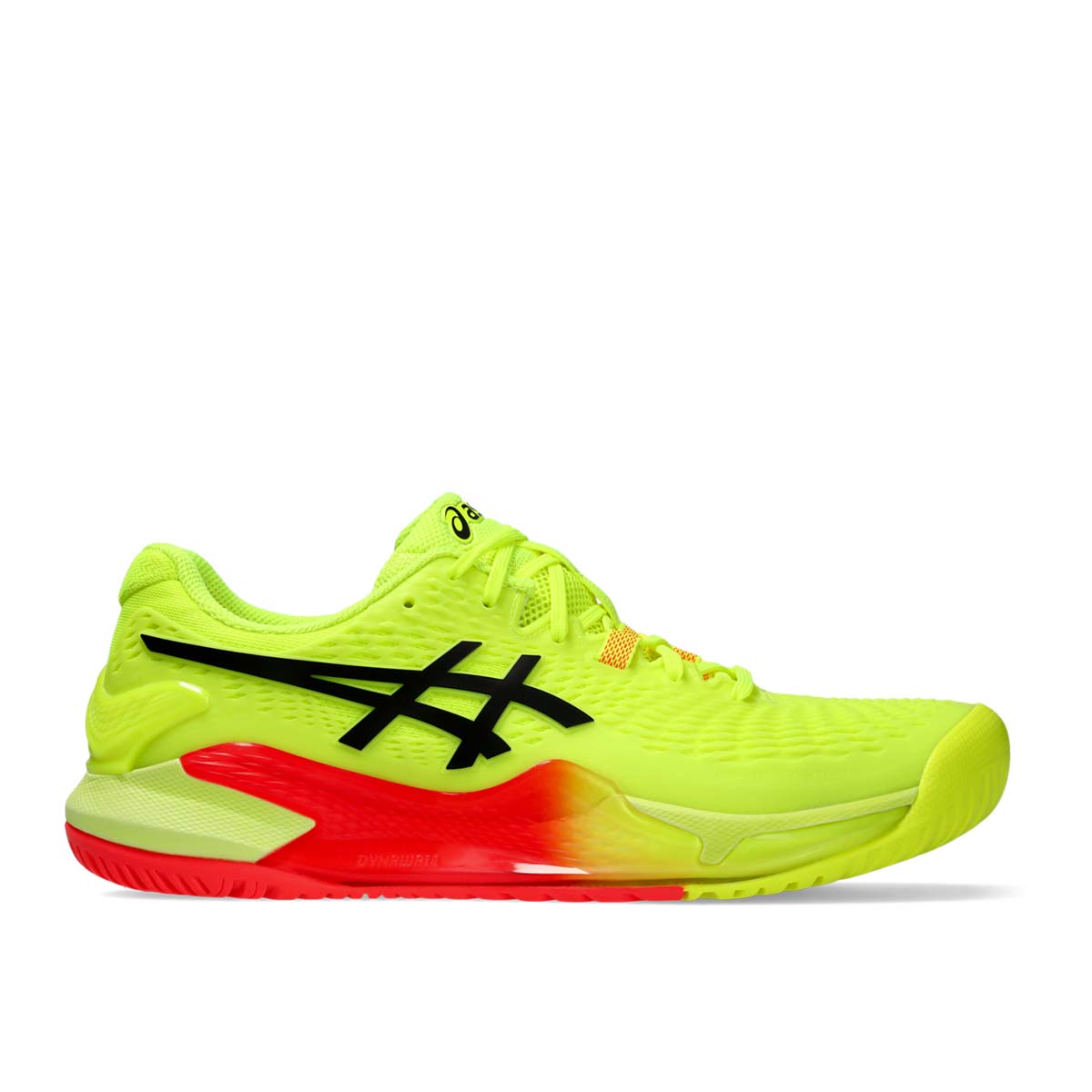 Asics Gel Resolution 9 Men Safety Yellow Black נעלי טניס ג'ל רזולושיין 9 לגברים