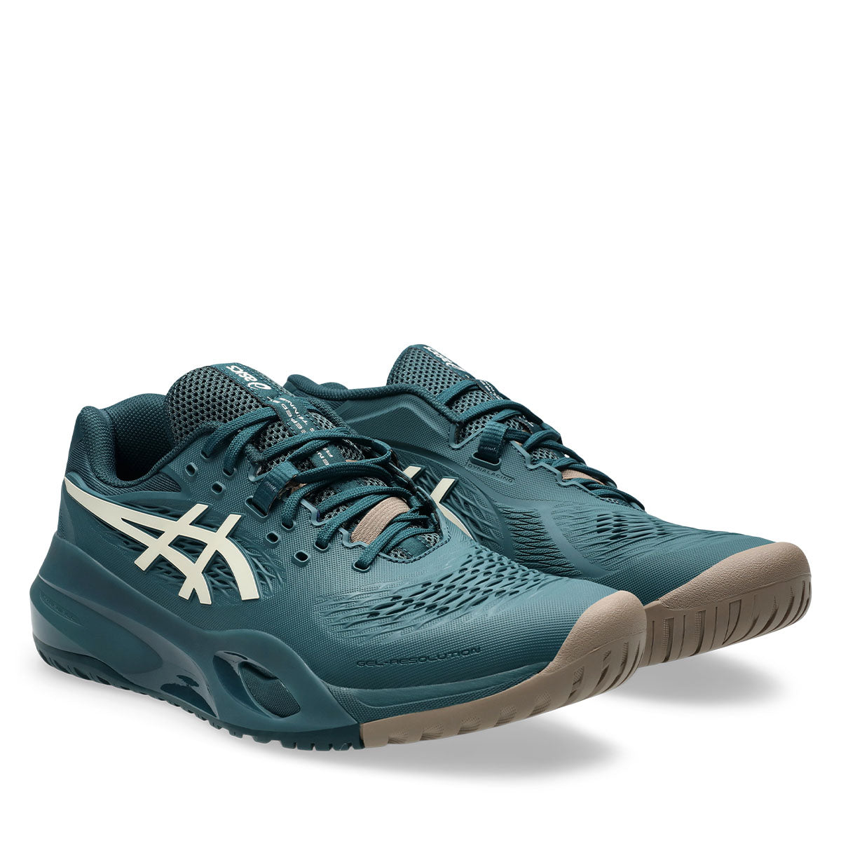 Asics Gel Resolution X Men Saxon Green Birch נעלי טניס לגברים ג'ל רזולושיין