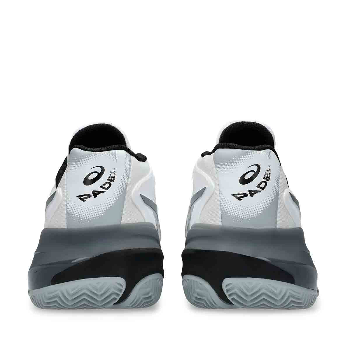 Asics Gel Resolution X Padel Men White Steel Grey נעלי פדאל ג`ל רזולושיין לגברים