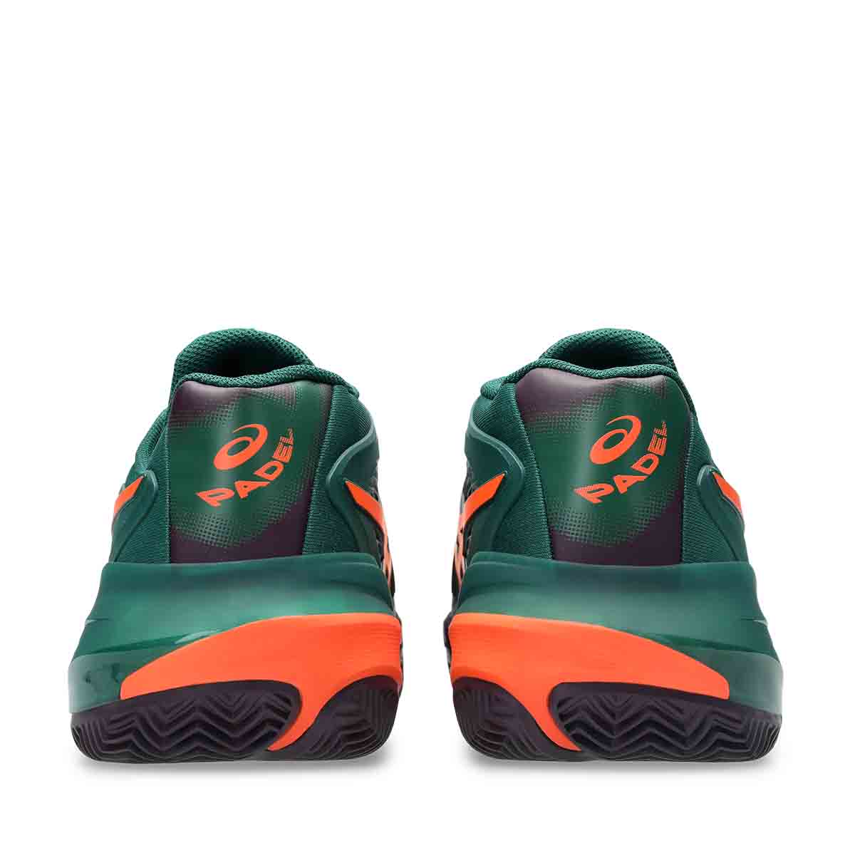 Asics Gel Resolution X Padel Men Jewel Green Energy Orange נעלי פאדל ג`ל רזולושיין לגברים