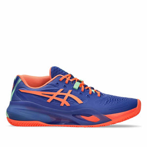Asics Gel Resolution X Padel Men Dark Cobalt Vivid Coral נעלי פאדל ג'ל רזולושיין לגברים