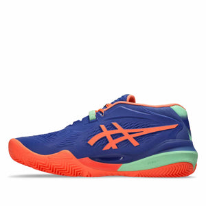 Asics Gel Resolution X Padel Men Dark Cobalt Vivid Coral נעלי פאדל ג'ל רזולושיין לגברים