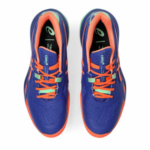 Asics Gel Resolution X Padel Men Dark Cobalt Vivid Coral נעלי פאדל ג'ל רזולושיין לגברים