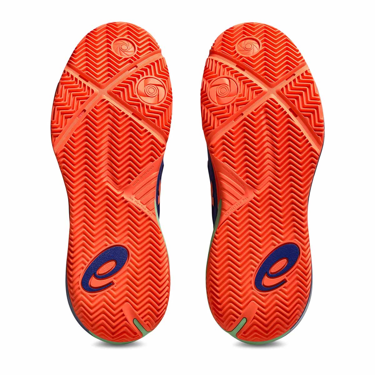 Asics Gel Resolution X Padel Men Dark Cobalt Vivid Coral נעלי פאדל ג'ל רזולושיין לגברים