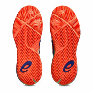 Asics Gel Resolution X Padel Men Dark Cobalt Vivid Coral נעלי פאדל ג'ל רזולושיין לגברים