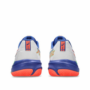 Asics Gel Challenger 15 Padel Men White Vivid Coral נעלי פאדל ג'ל צאלנגר 15 לגברים