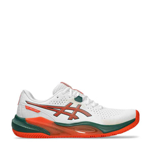 Asics Gel Challenger 15 Padel Men White Energy Orange נעלי פאדל ג`ל צאלנגר 15 לגברים