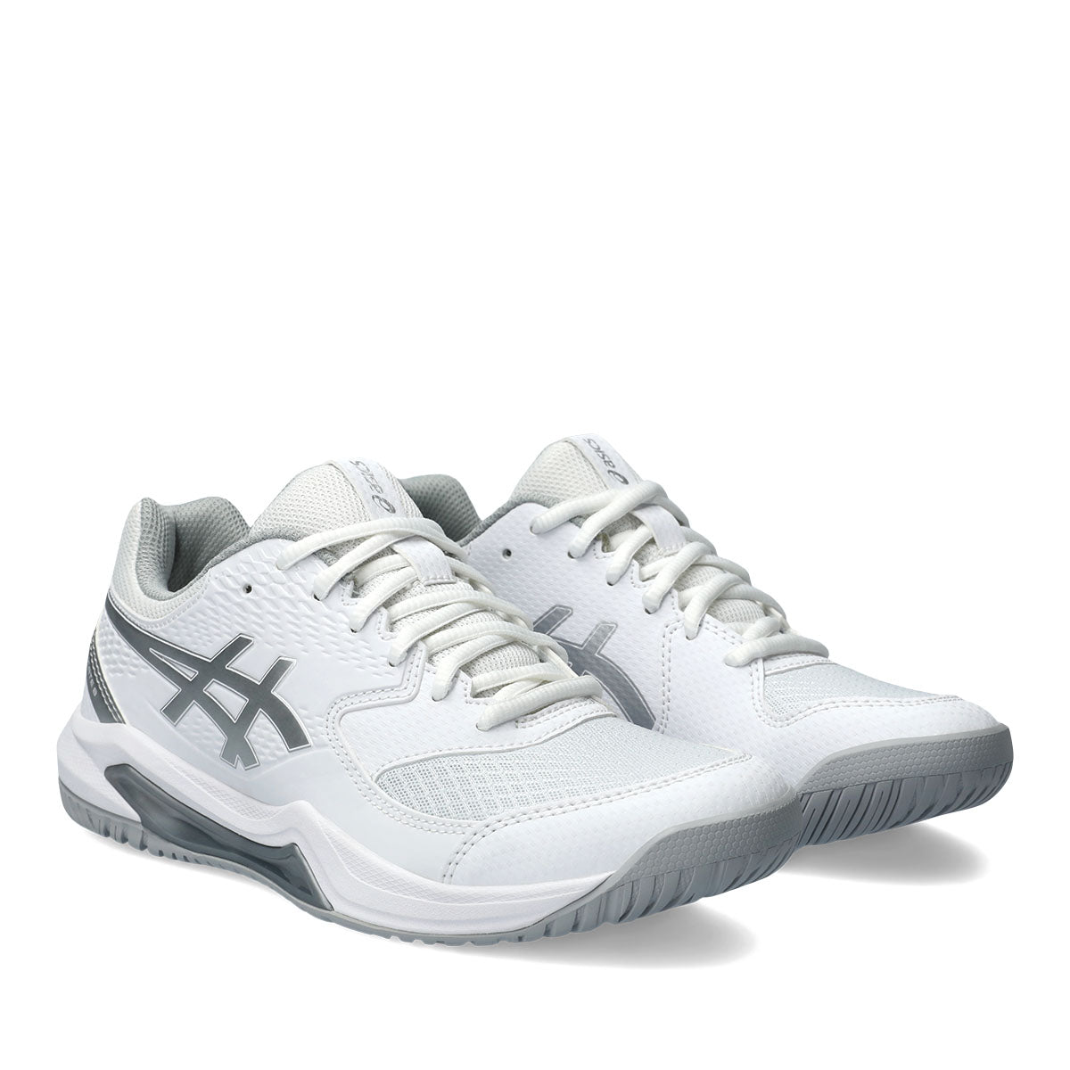 Asics Gel Dedicate 8 Women White Pure Silver נעלי טניס ג'ל דדיקייט 8 לנשים