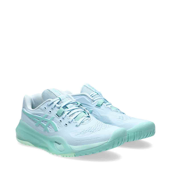 Asics Gel Resolution X Women Light Blue Oasis Green נעלי טניס ג`ל רזולושיין לנשים - Original's