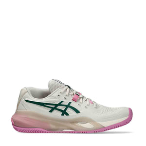 Asics Gel Resolution X Padel Women Soft Oat Jewel Green נעלי פאדל ג`ל רזולושיין לנשים