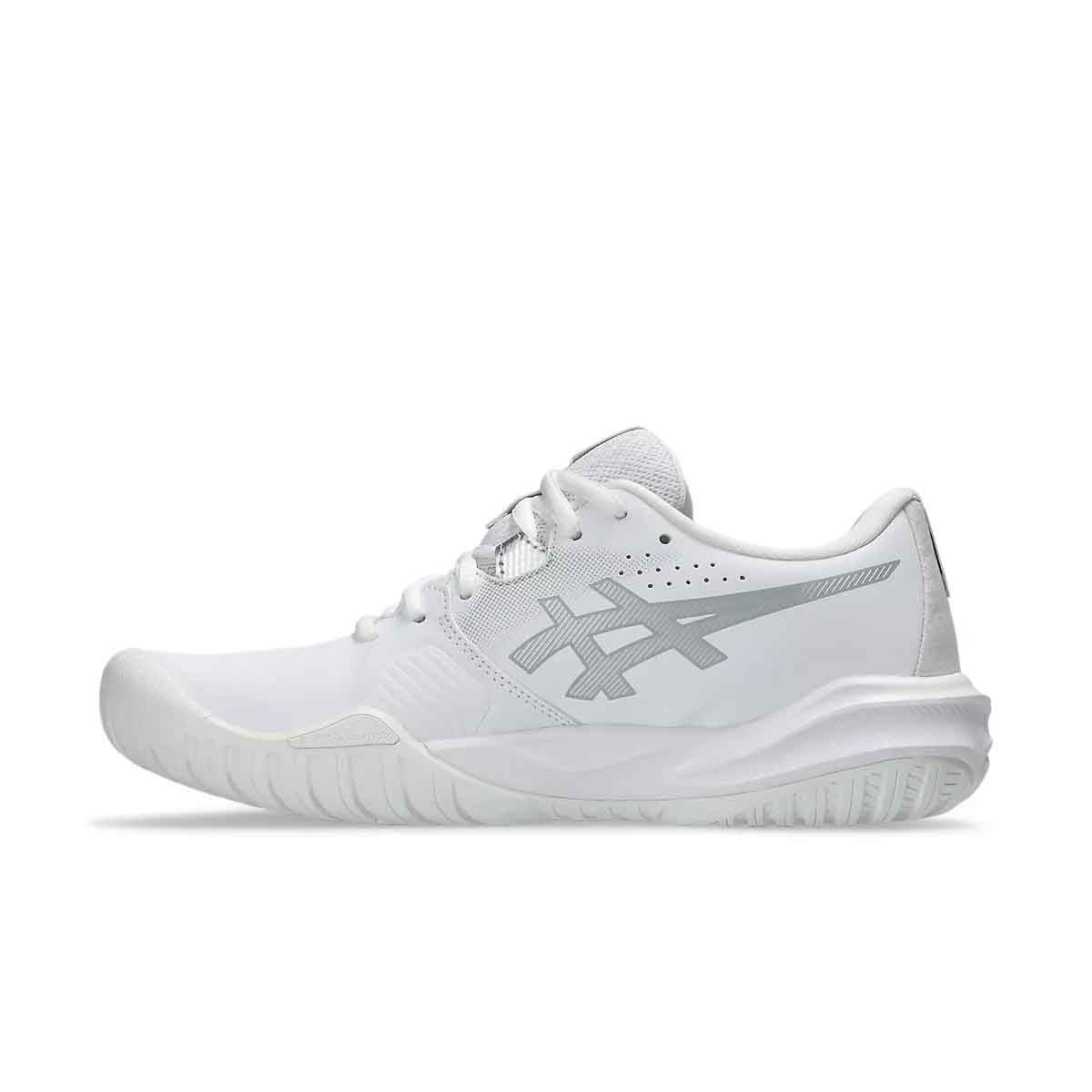 Asics Gel Challenger 15 Women White Pure Silver נעלי טניס ג'ל צאלנגר 15 לנשים