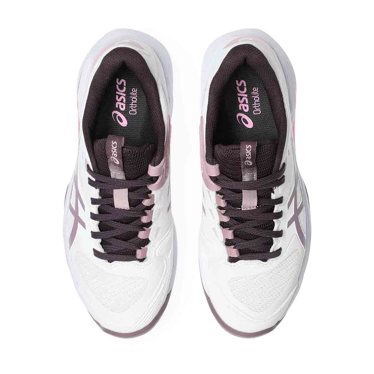 Asics Solution Speed FF 4 Women White Dusty Mauve נעלי טניס סולושיין ספיד 4 לנשים