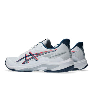 Asics Netburner Ballistic FF 4 Men White Mako Blue נעלי כדורעף נט ברנר באליסטיק 4 לגברים