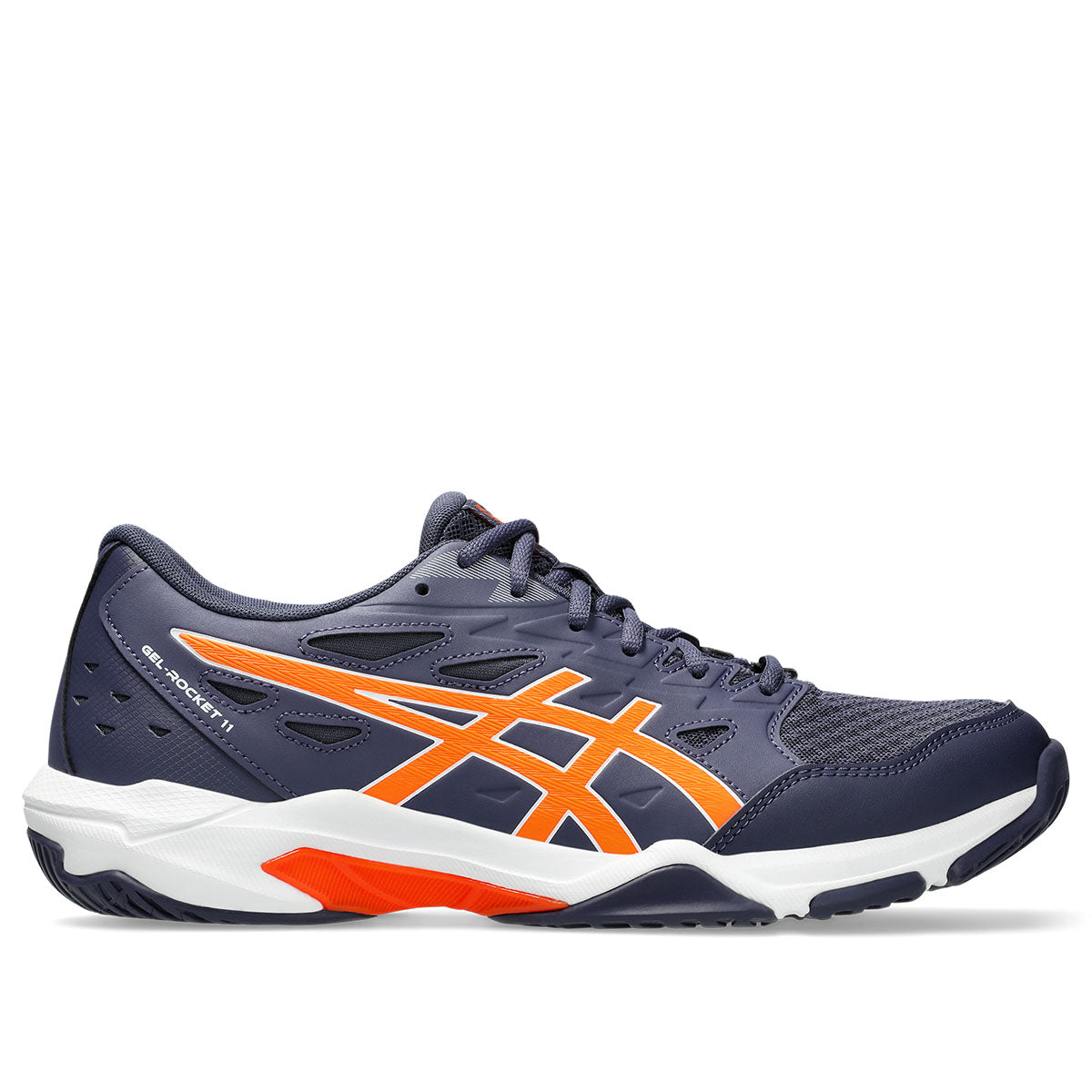 Asics Gel Rocket 11 Men Indigo Fog Nova Orange נעלי כדורעף לגברים