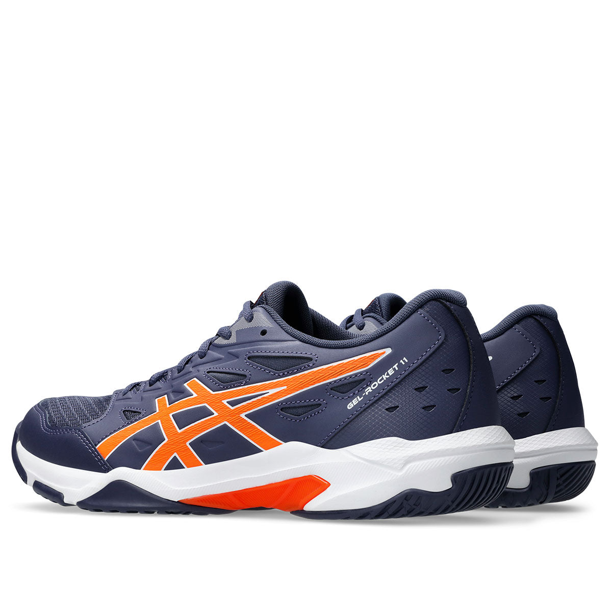 Asics Gel Rocket 11 Men Indigo Fog Nova Orange נעלי כדורעף לגברים