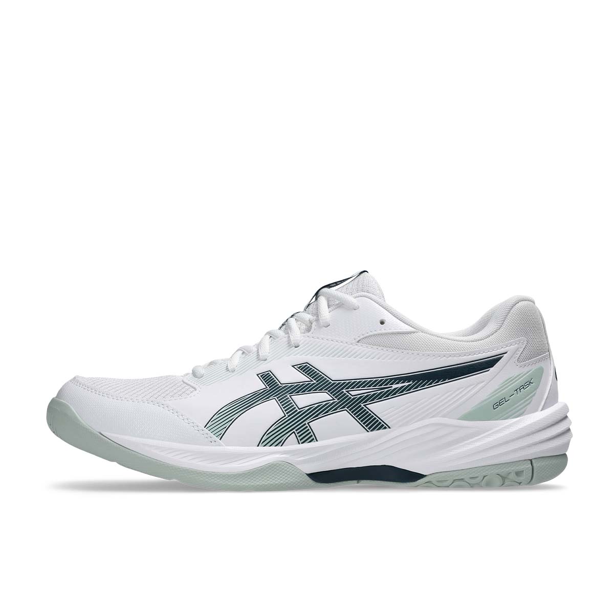 Asics Gel Task 4 Men White Tranquil Teal נעלי כדורעף ג'ל טאסק 4 לגברים