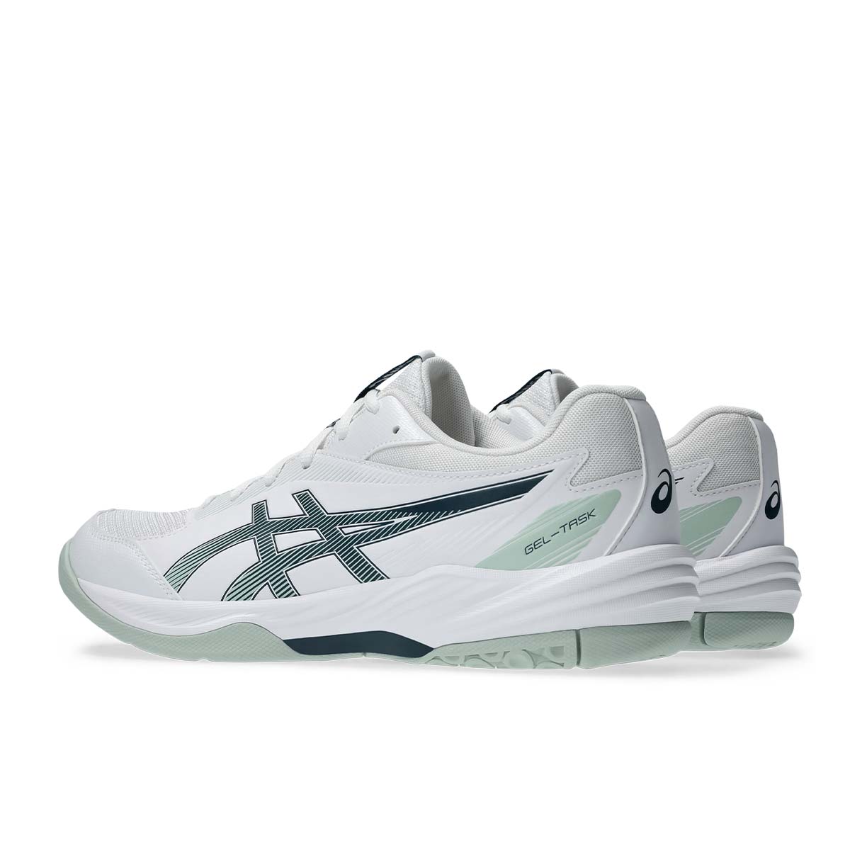 Asics Gel Task 4 Men White Tranquil Teal נעלי כדורעף ג'ל טאסק 4 לגברים