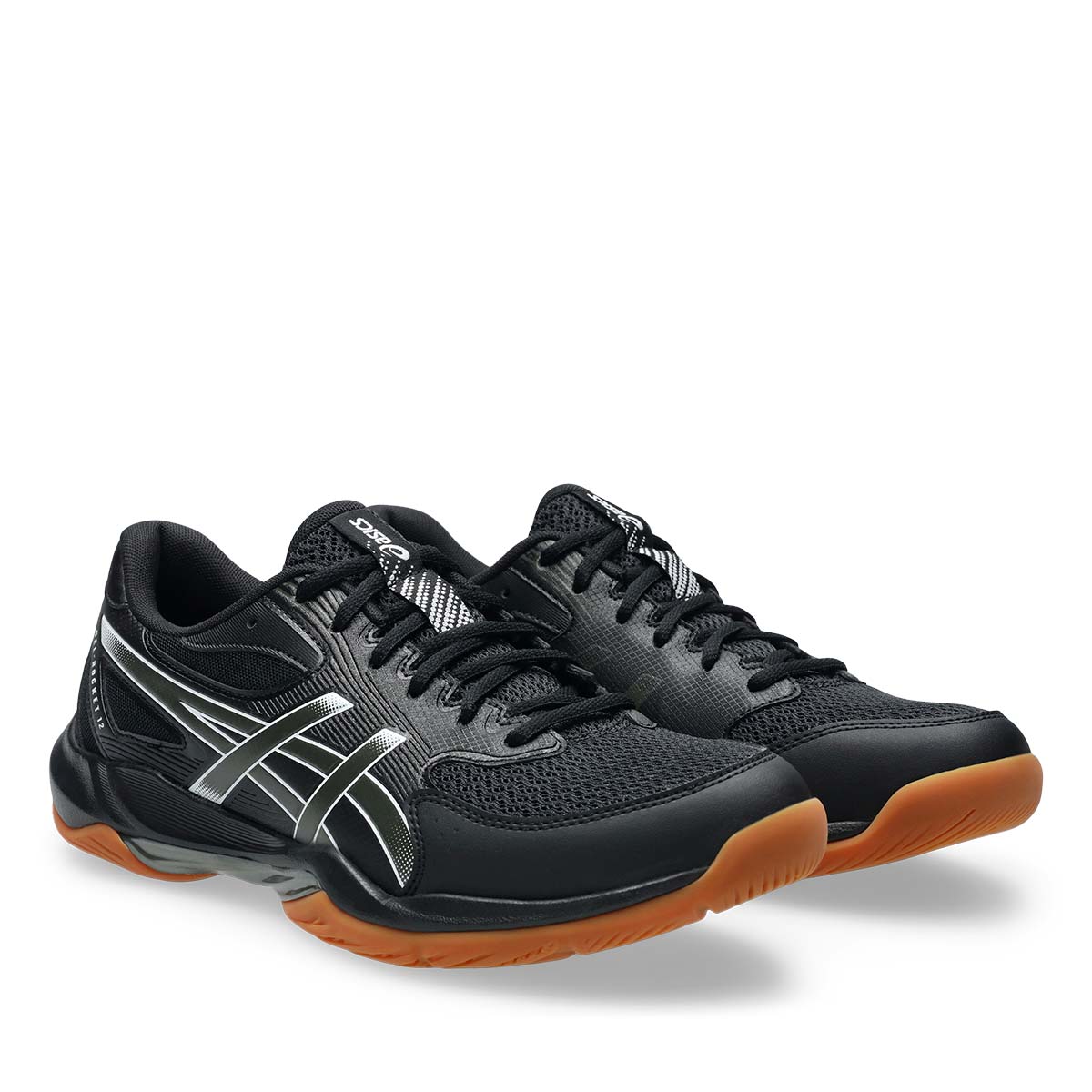 Asics Gel Rocket 12 Men Black Gunmetal נעלי כדורעף לגברים ג'ל רוקט 12 לגברים