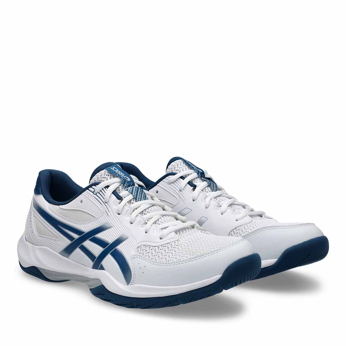 Asics Gel Rocket 12 Men White Mako Blue נעלי כדורעף לגברים ג'ל רוקט 12 לגברים