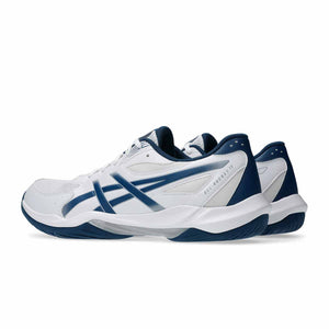 Asics Gel Rocket 12 Men White Mako Blue נעלי כדורעף לגברים ג'ל רוקט 12 לגברים