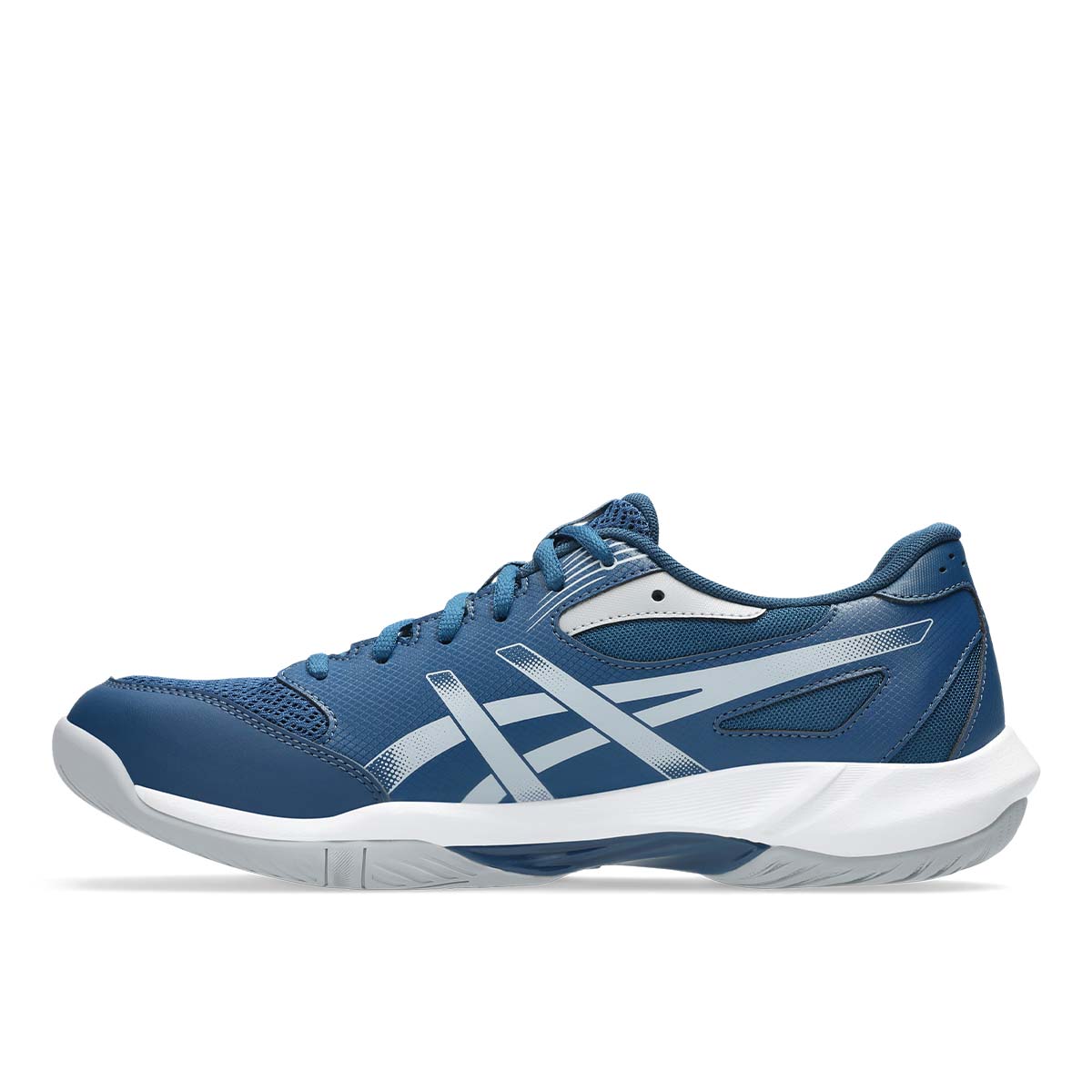 Asics Gel Rocket 12 Men Mako Blue Piedmont Grey נעלי כדורעף לגברים ג'ל רוקט 12 לגברים