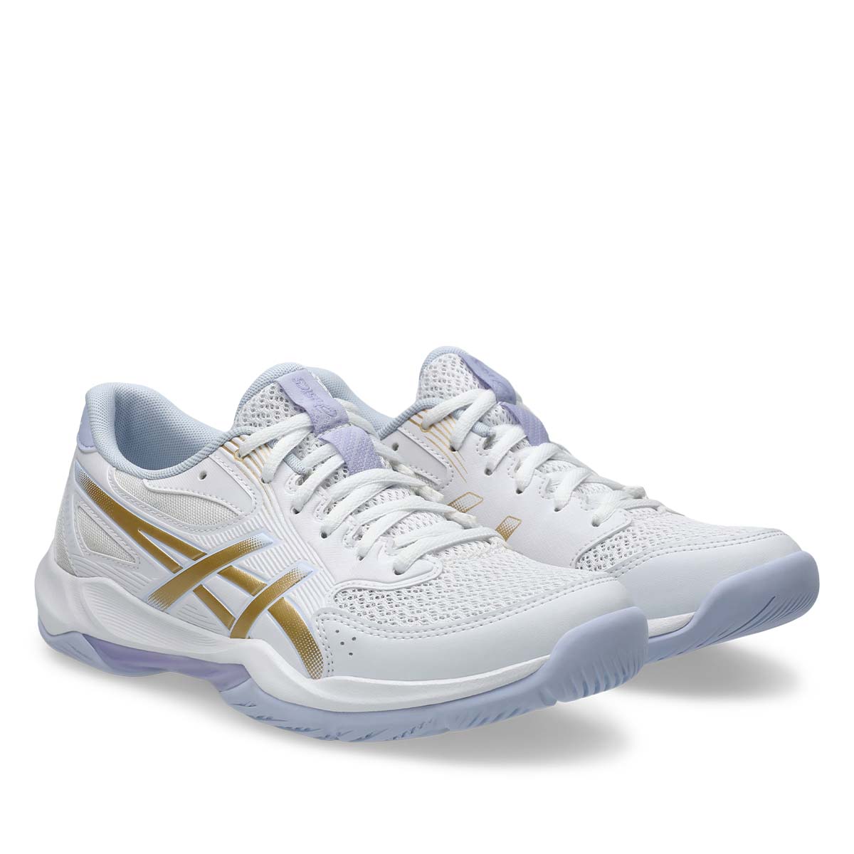 Asics Gel Rocket 12 Women White Champagne נעלי כדורעף ג'ל רוקט 12 לנשים