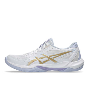 Asics Gel Rocket 12 Women White Champagne נעלי כדורעף ג'ל רוקט 12 לנשים