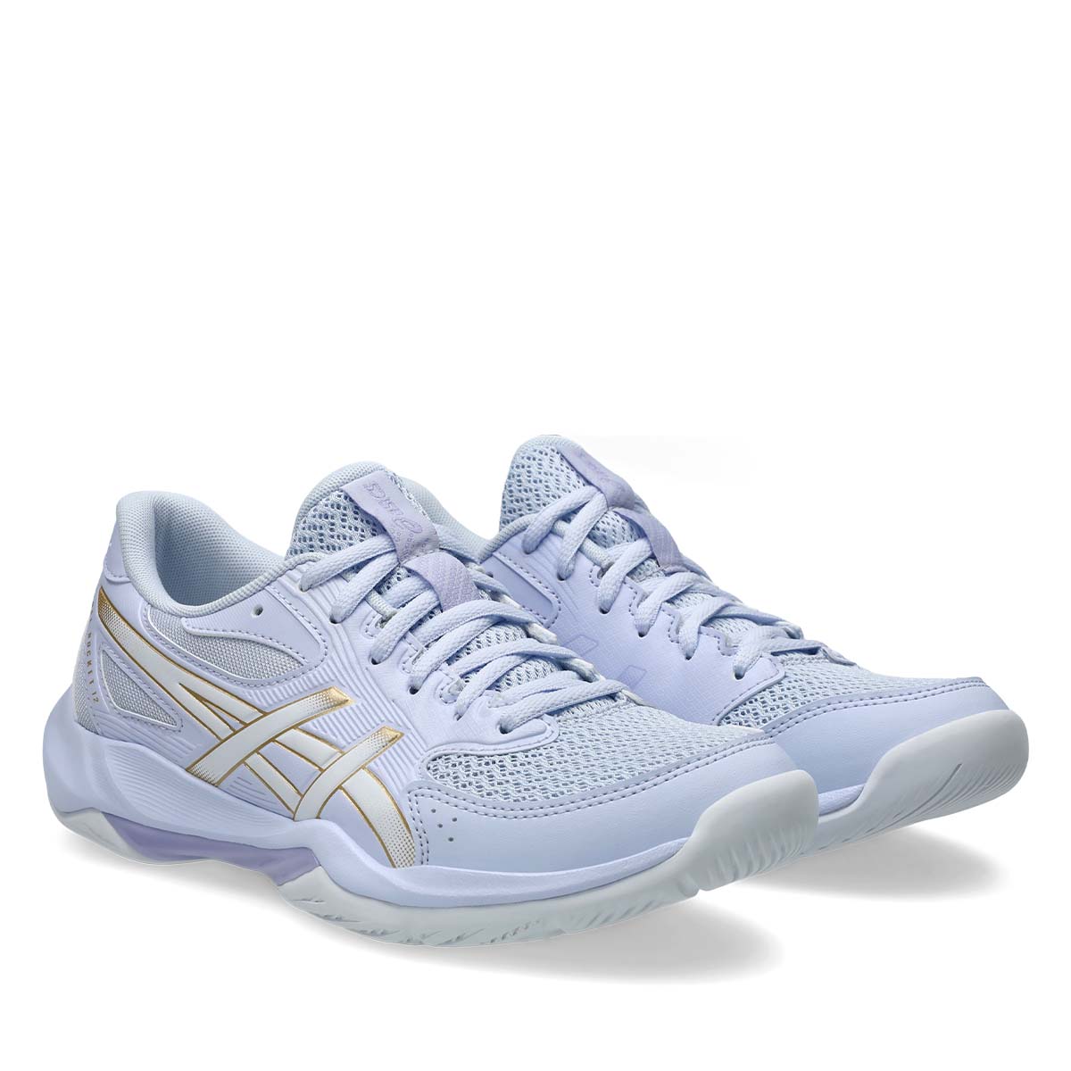 Asics Gel Rocket 12 Women Blue Fade Champagne נעלי כדורעף ג'ל רוקט 12 לנשים