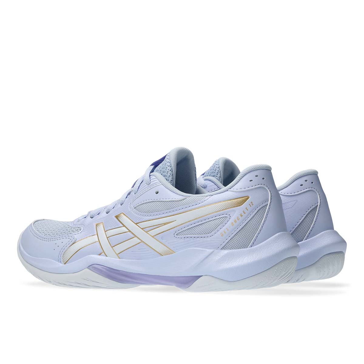 Asics Gel Rocket 12 Women Blue Fade Champagne נעלי כדורעף ג'ל רוקט 12 לנשים
