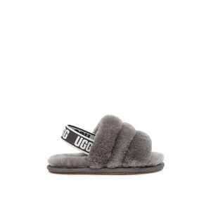 UGG Fluff Yeah Slide Charcoal סנדלי ילדים