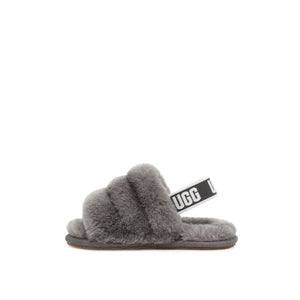UGG Fluff Yeah Slide Charcoal סנדלי ילדים