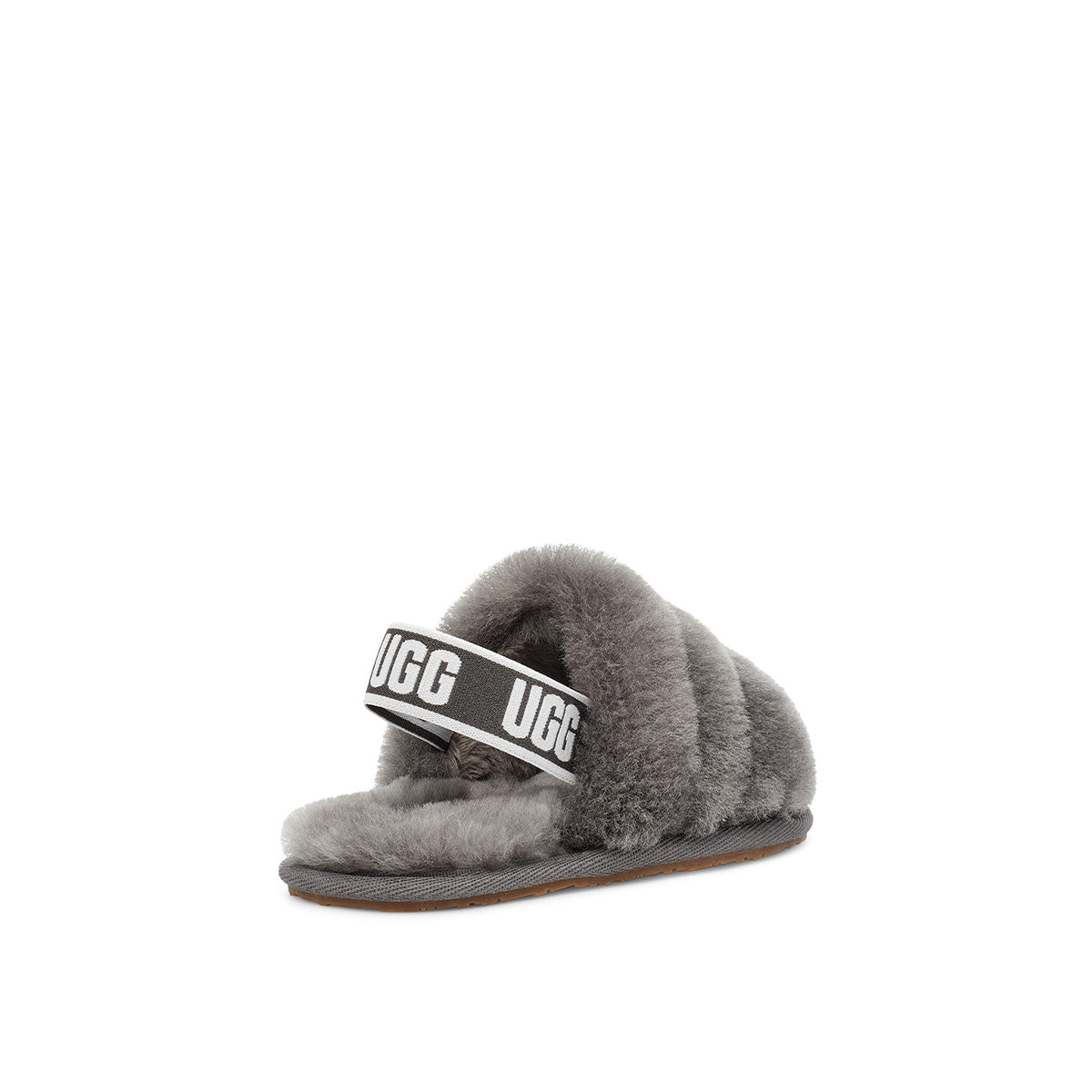 UGG Fluff Yeah Slide Charcoal סנדלי תינוקות