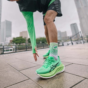 Asics Superblast 2 Ekiden Unisex Vital Green Black נעלי ריצה סופר בלאסט 2 יוניסקס