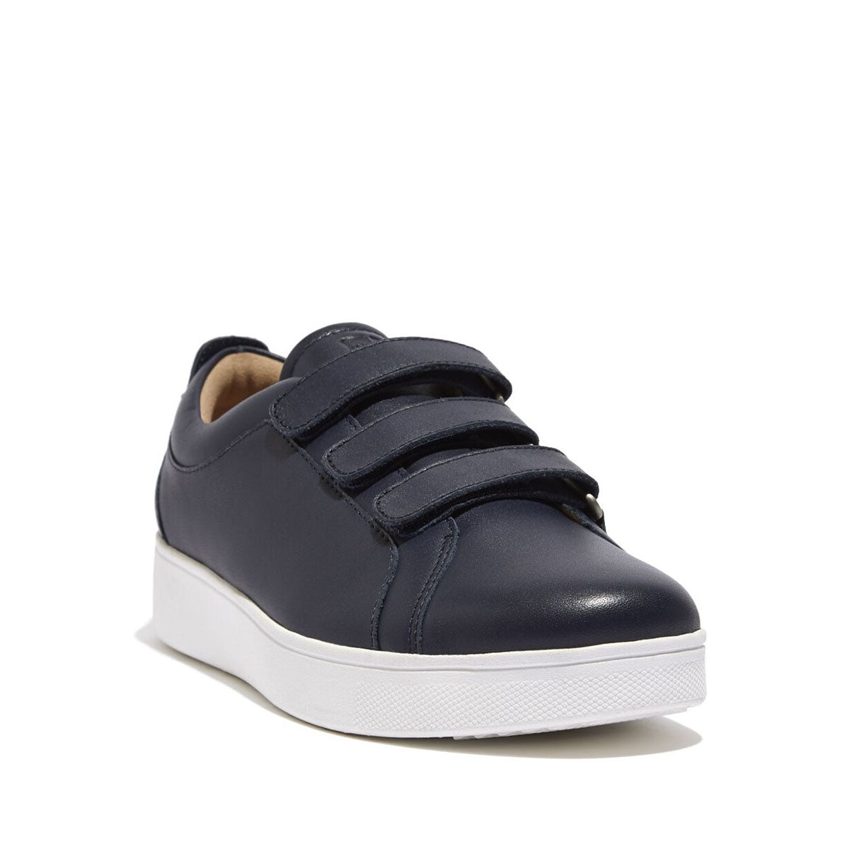 Fit Flop Rally Quick Stick Leather Sneakers Midnight Navy נעלי פיט פלופ