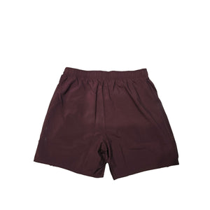 Asics Core 7In Short Men Dark Currant מכנסי ריצה לגברים