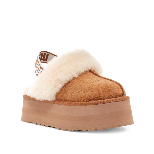 UGG Women's Funkette Chestnut סנדליי פלטפורמה פאנקט חום - Original's