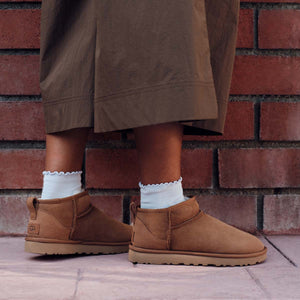 UGG Classic Ultra Mini Chestnut מגפי נשים קלאסיק אולטרה מיני חום